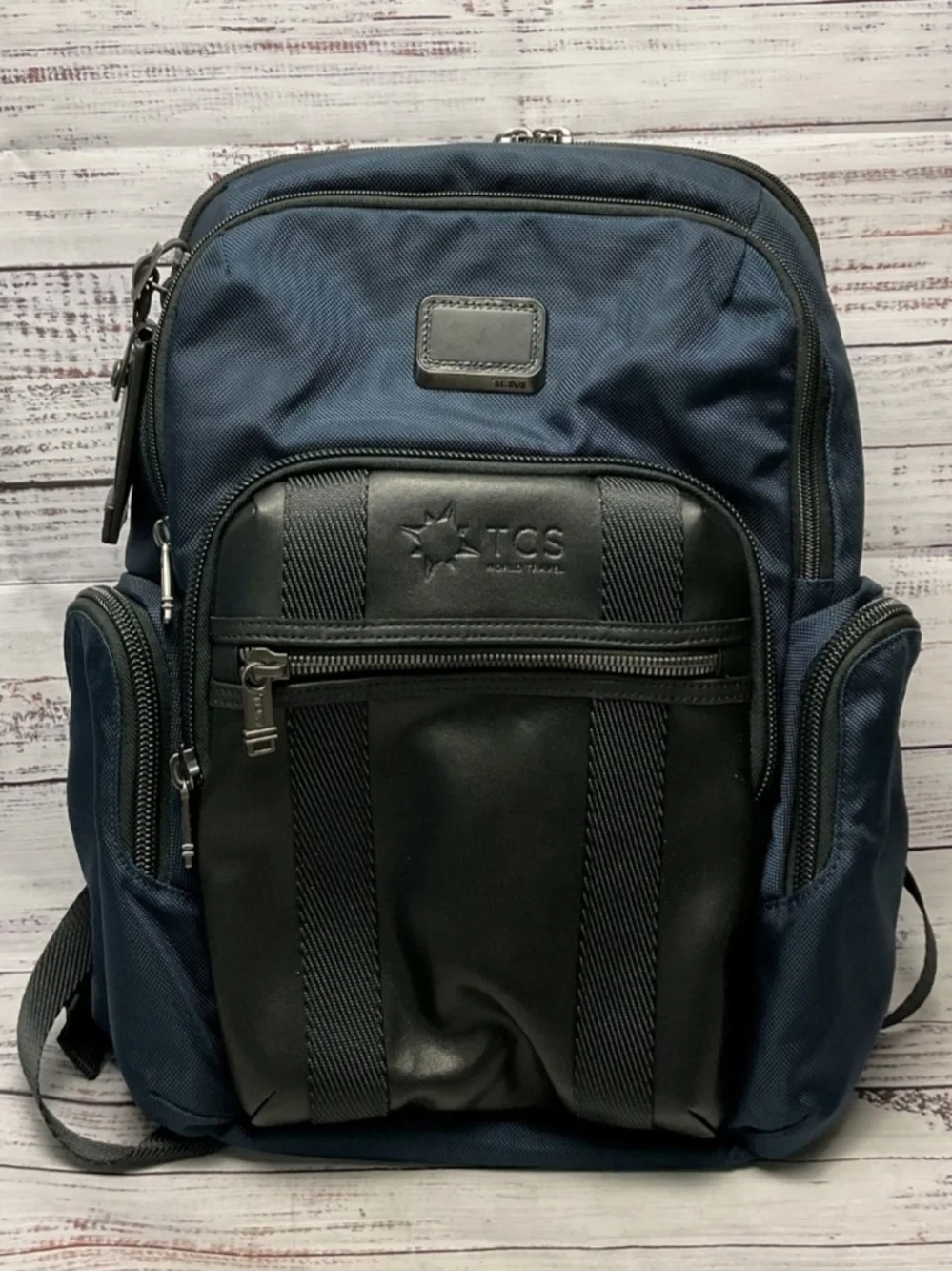 men's tumi backpacks Harrison Warren Backpack Black Bombe Elevate your look and style at the office with the TUMI Warren Backpack in smooth leather Tumi Navigation Backpack | Black